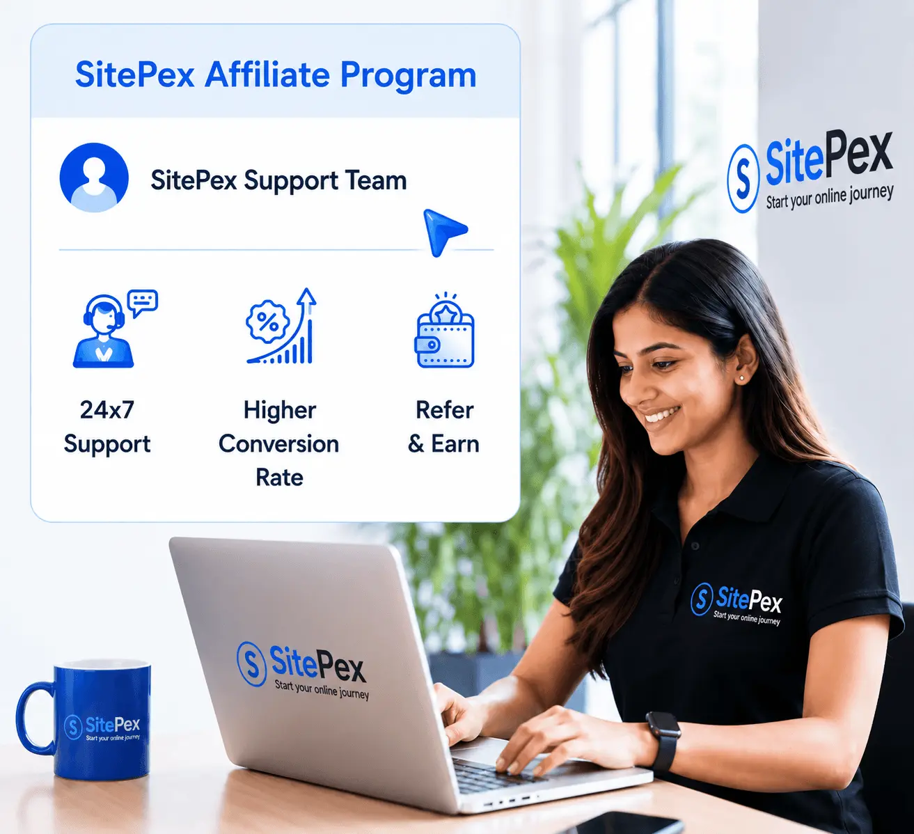 Easy to earn hosting affiliate program | SitePex